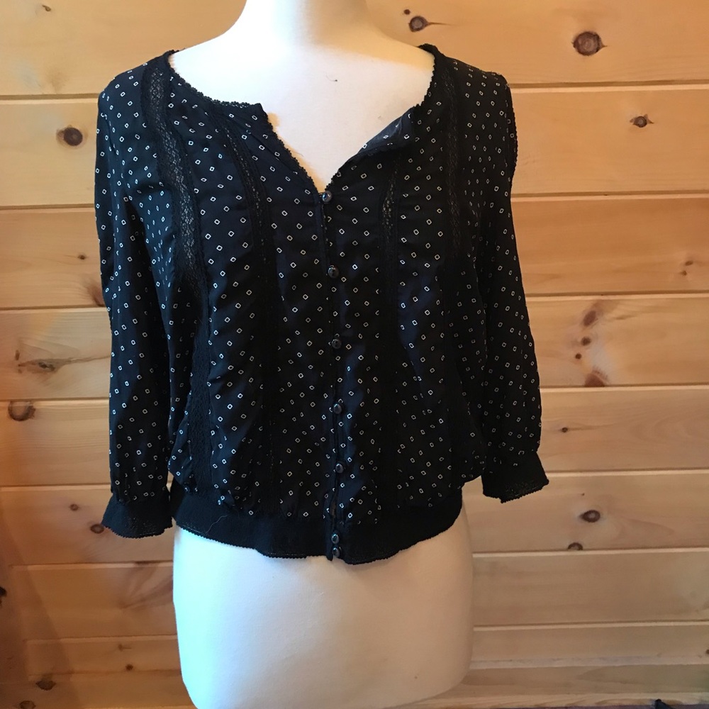 Free people cute top, great condition, size small